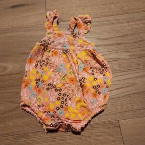 Posh Peanut Floral Bubble Romper